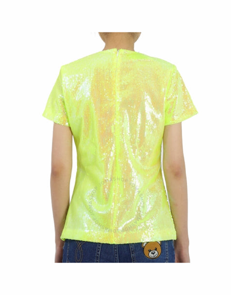 MM6 Maison Margiela Schillerndes Pailletten-Top
